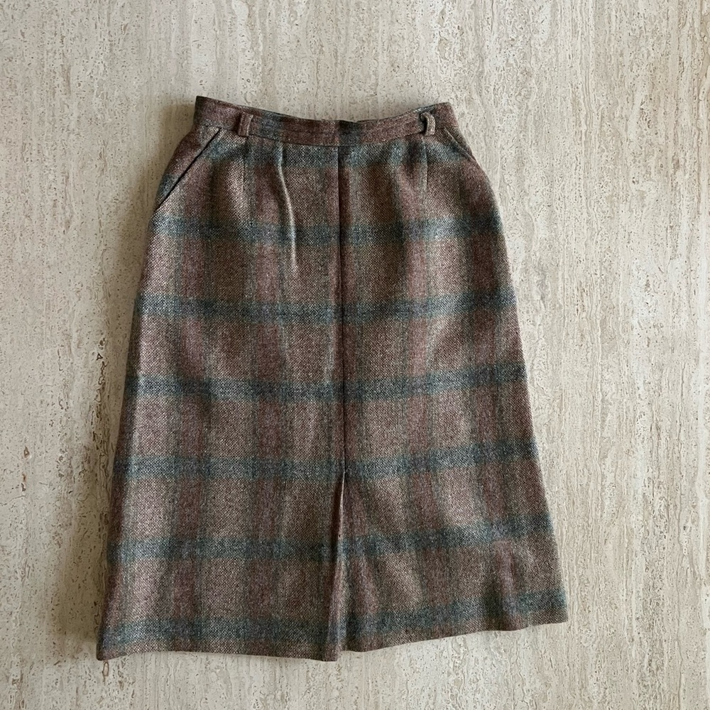 Vintage Koret Plaid Skirt